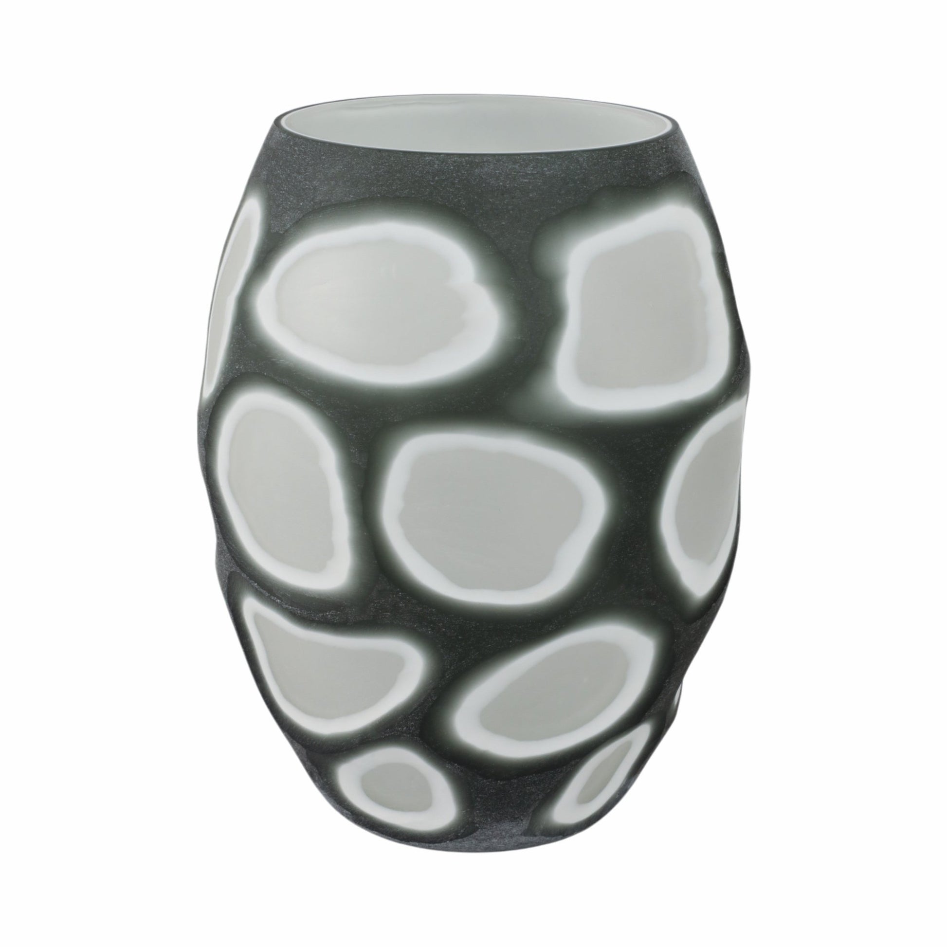 Havre Grey Glass Vase Vases and Jars| Sagebrook Home