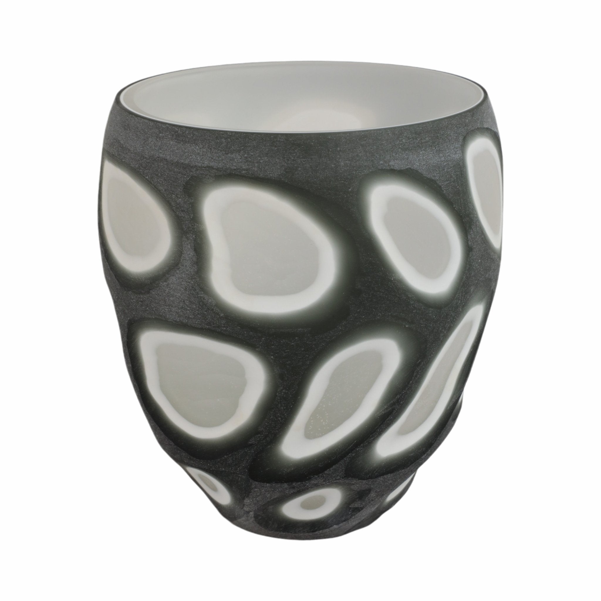 Havre Grey Glass Vase Vases and Jars| Sagebrook Home