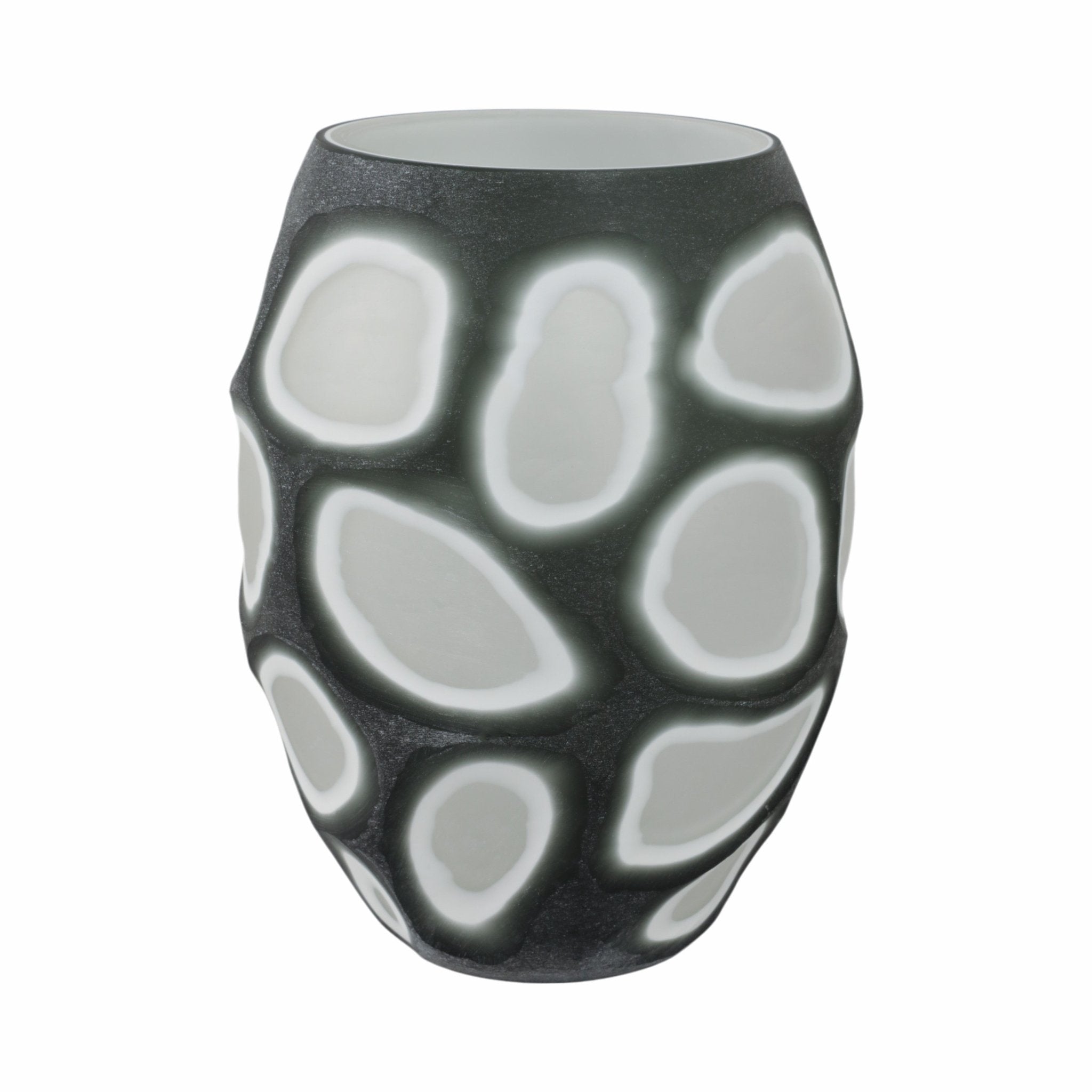 Havre Grey Glass Vase Vases and Jars| Sagebrook Home