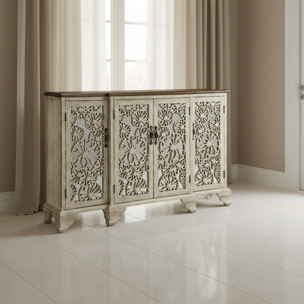 Hawthorne 4 Door Sideboard Cabinets & Chests| Crestview