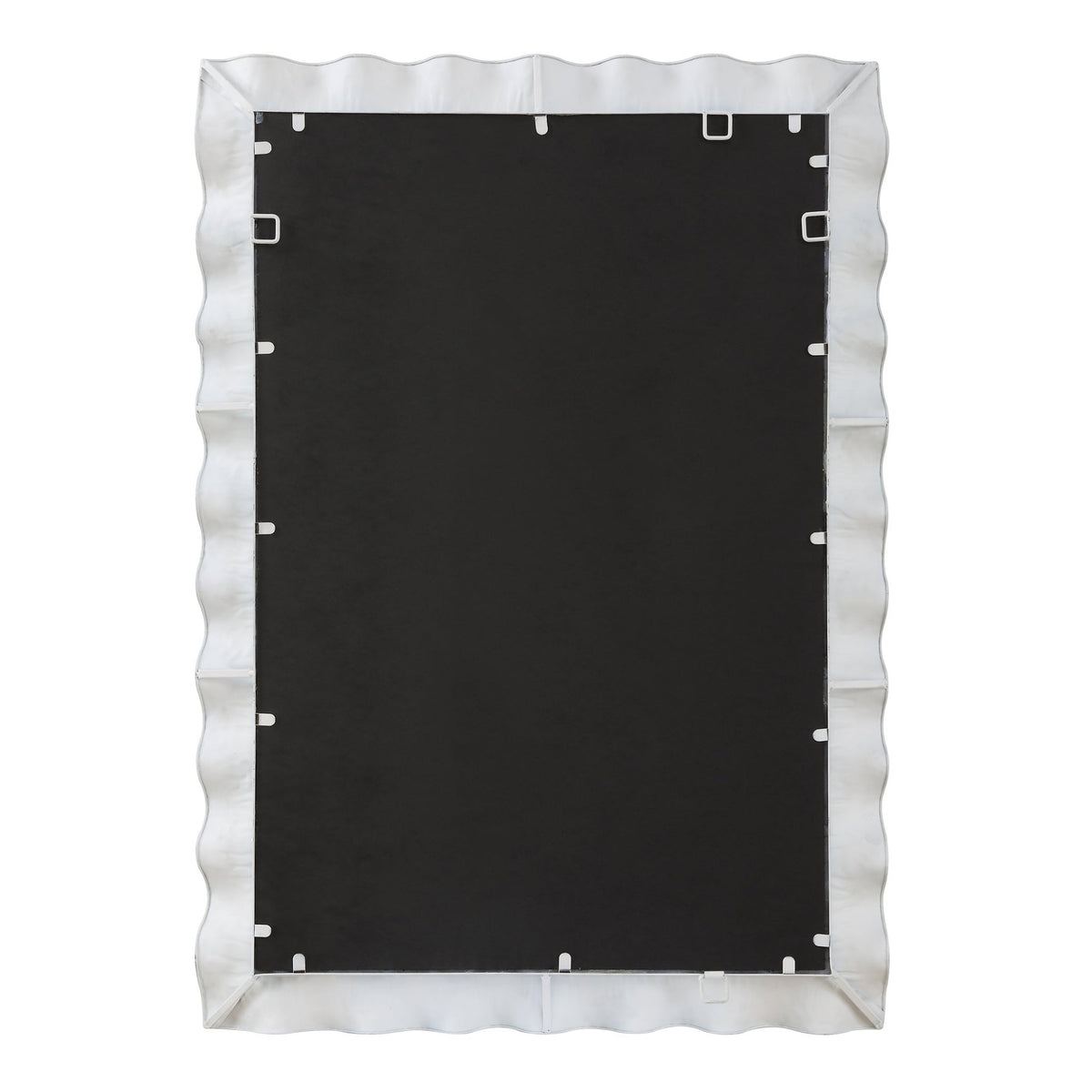 Haya White Scalloped Mirror Mirrors| Uttermost