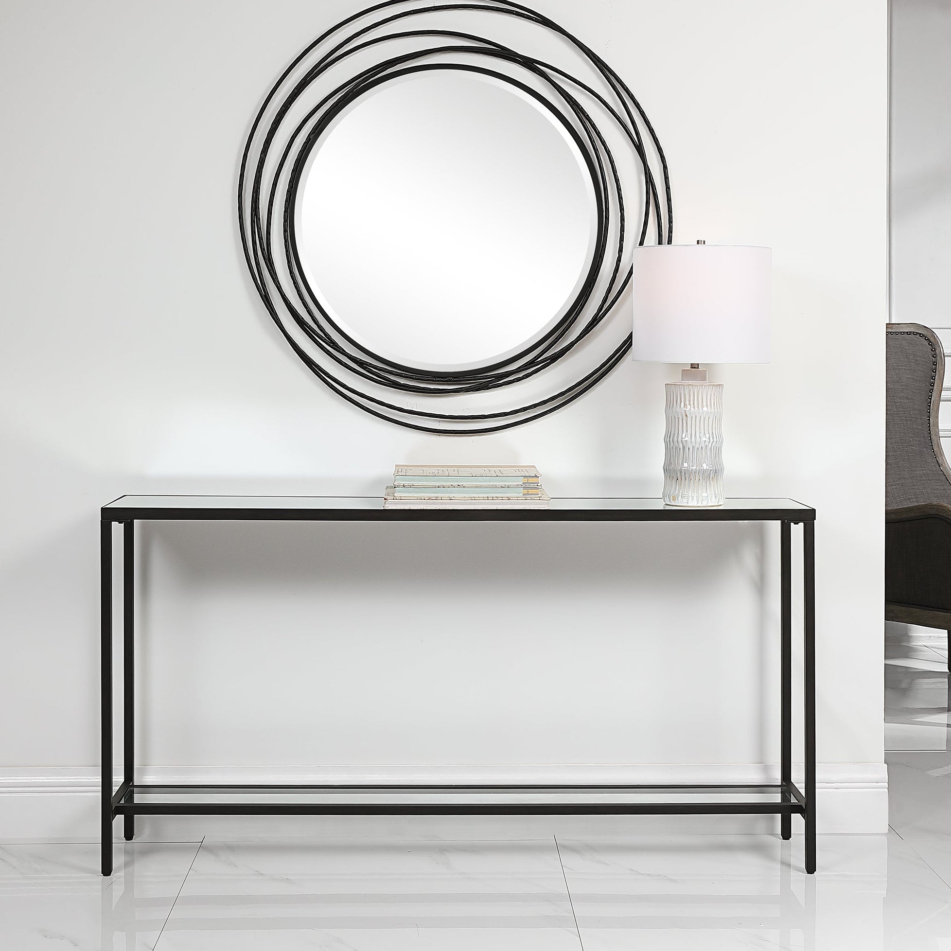 Hayley Console Table, Black Consoles & Sideboards| Uttermost