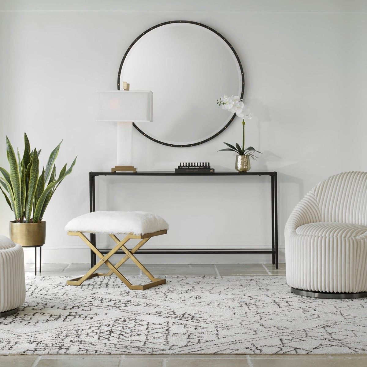 Hayley Console Table, Black Consoles & Sideboards| Uttermost