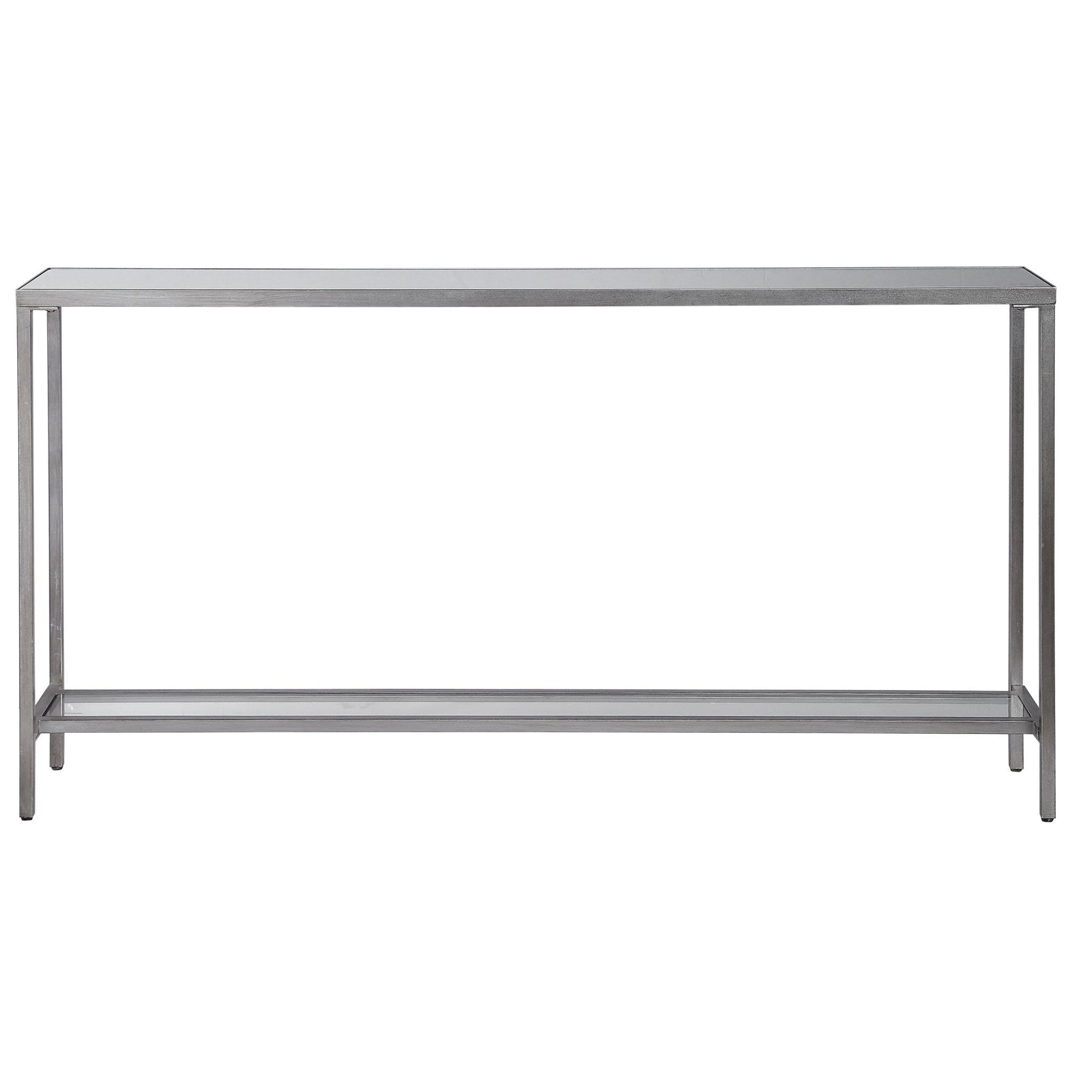 Hayley Console Table, Silver Consoles & Sideboards| Uttermost
