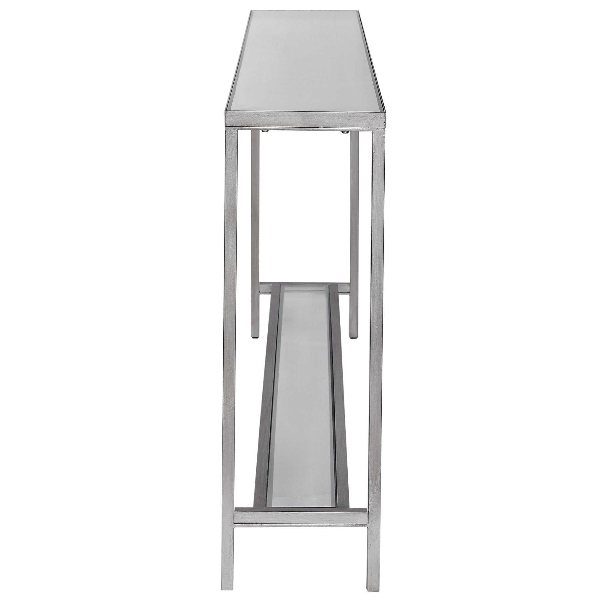 Hayley Console Table, Silver Consoles & Sideboards| Uttermost
