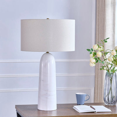 Haze White Marble Table Lamp - Al Rugaib Furniture