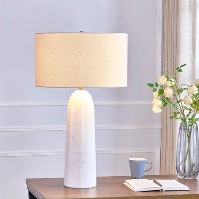 Haze White Marble Table Lamp - Al Rugaib Furniture