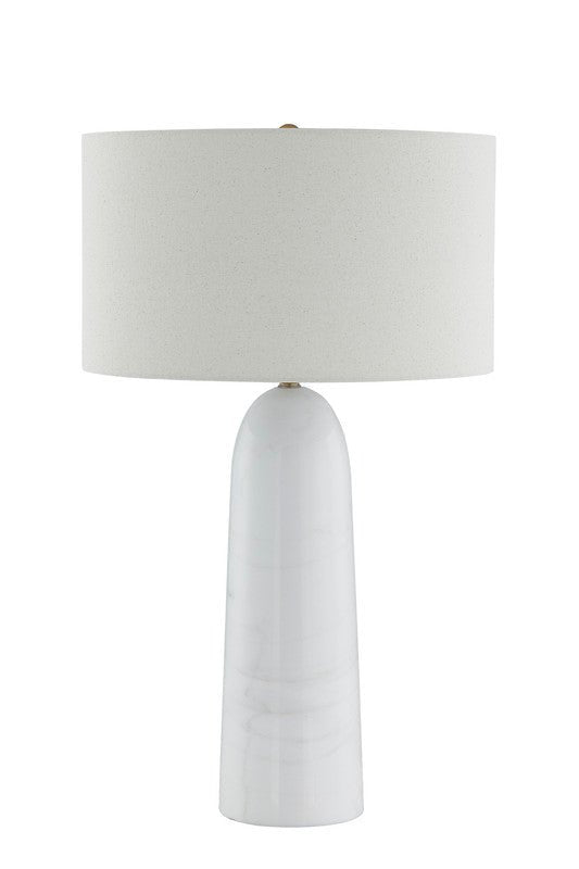 Haze White Marble Table Lamp - Al Rugaib Furniture