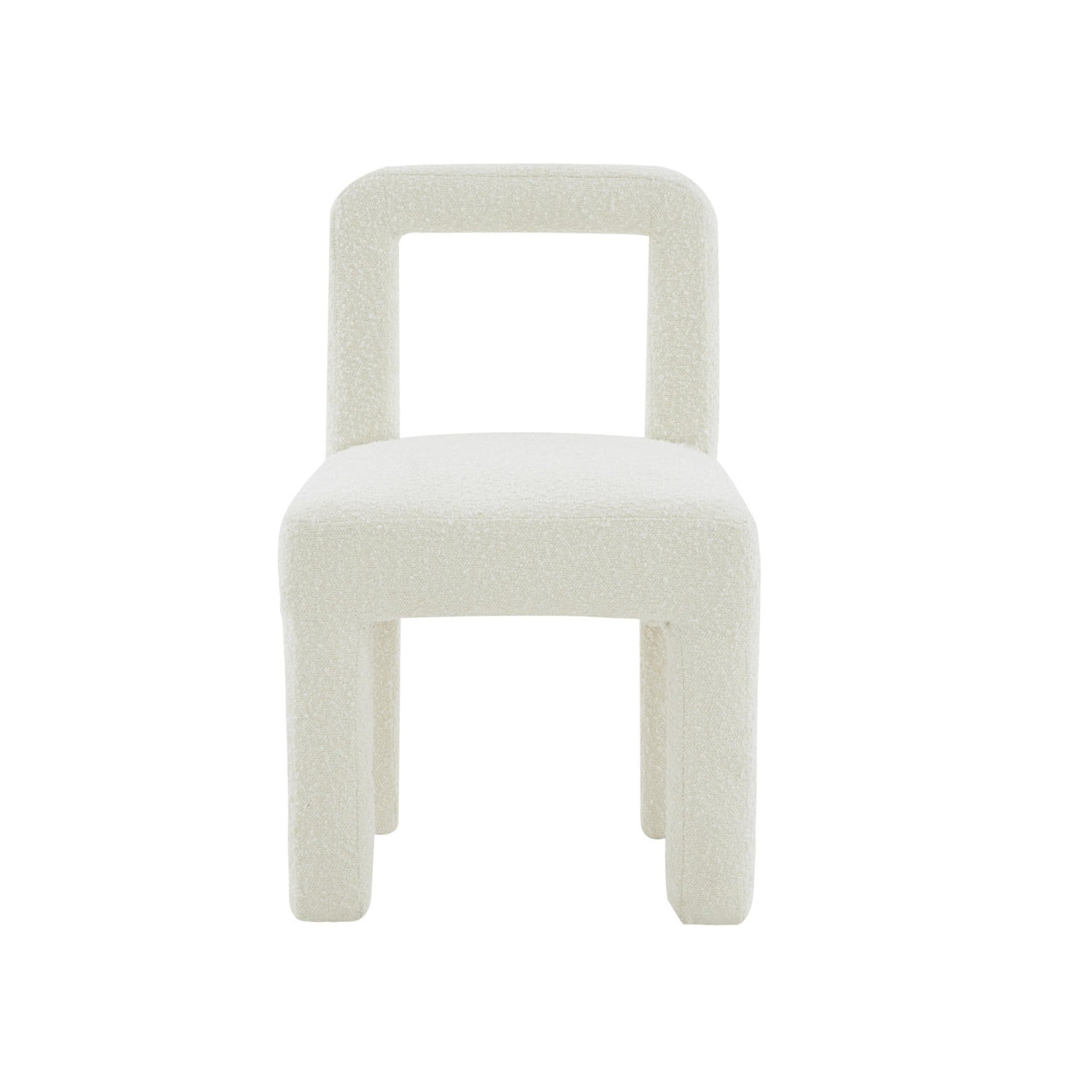 Hazel Cream Boucle Dining Chair Dining Chairs| TOV