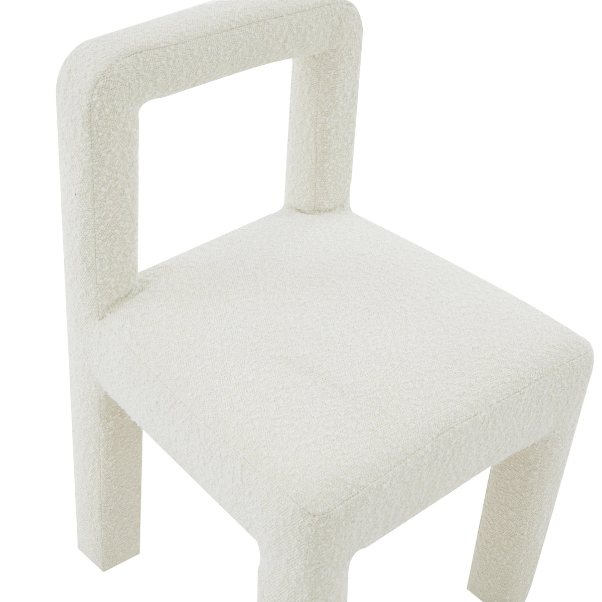 Hazel Cream Boucle Dining Chair Dining Chairs| TOV