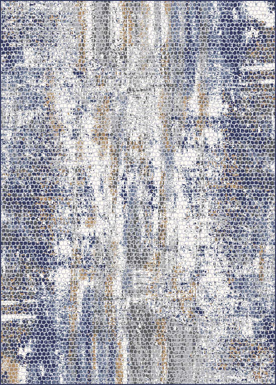 Hazel Dark Blue Rug - 200 x 290