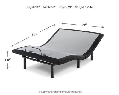 Head-Foot Model Better Queen Adjustable Base Mattresses| Ashley Homestore