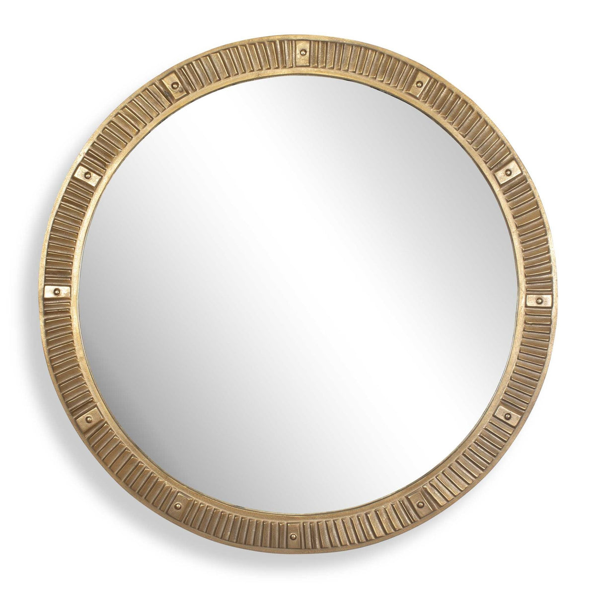 Heart Of Gold Round Mirror Mirrors| Uttermost