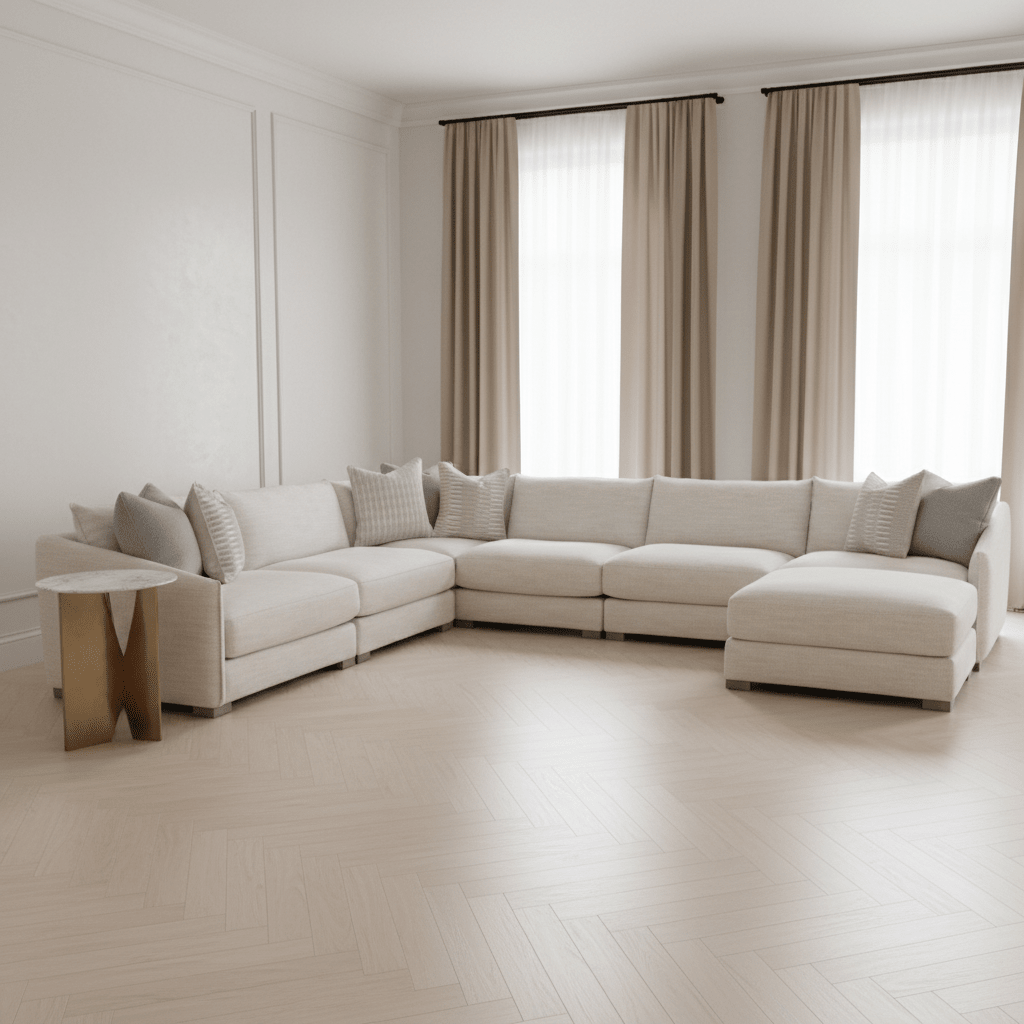 Heavenly Fabric Armless Chair Chairs| Bernhardt