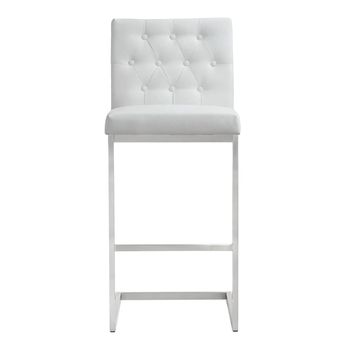Helsinki White Steel Barstool Counter Stools| TOV