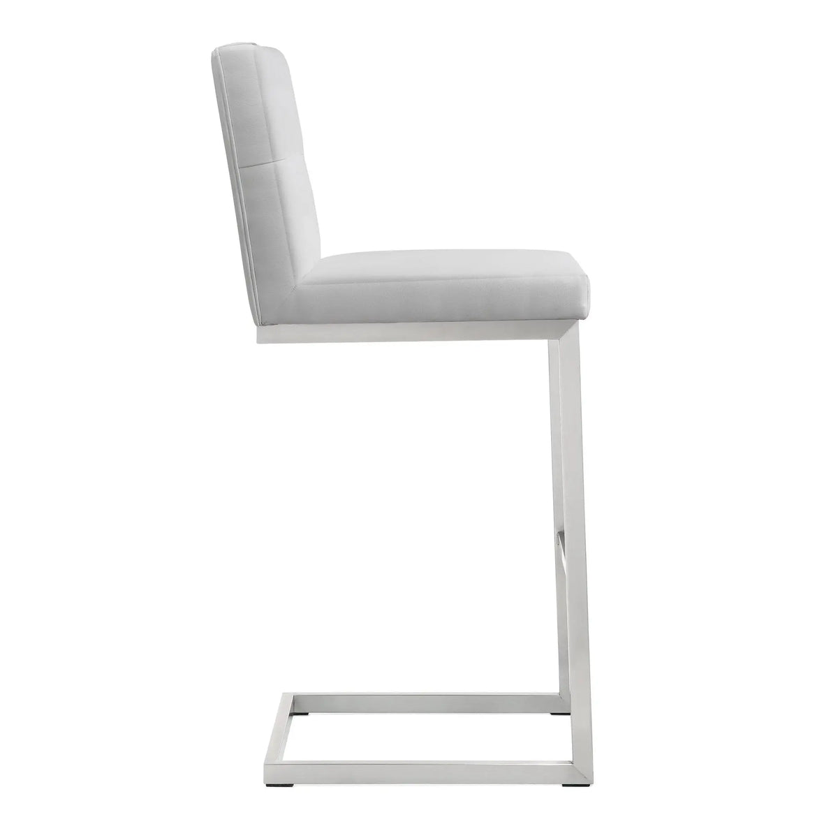 Helsinki White Steel Barstool Counter Stools| TOV