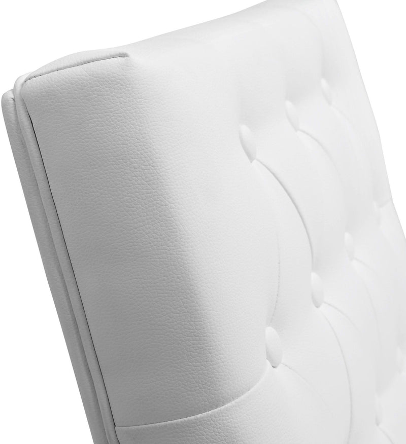 Helsinki White Steel Counter Stool - Al Rugaib Furniture