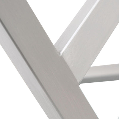 Helsinki White Steel Counter Stool - Al Rugaib Furniture