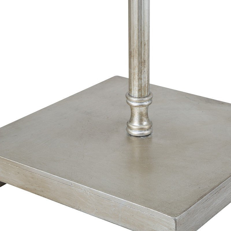 Henzler 26 W x 60 H x 26 D Silver Square Accent Table with Mirror Top Accent & End Tables| Uttermost