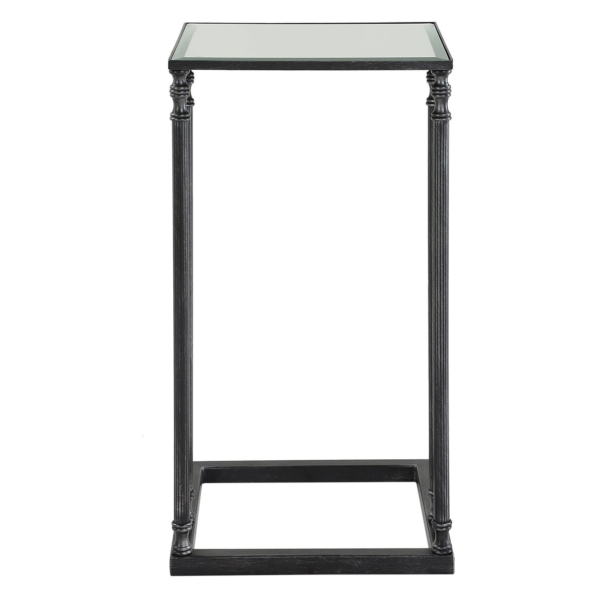 Henzler 30 W x 63 H x 33 D Black Rectangle C Table Table with Beveled Top Accent & End Tables| Uttermost