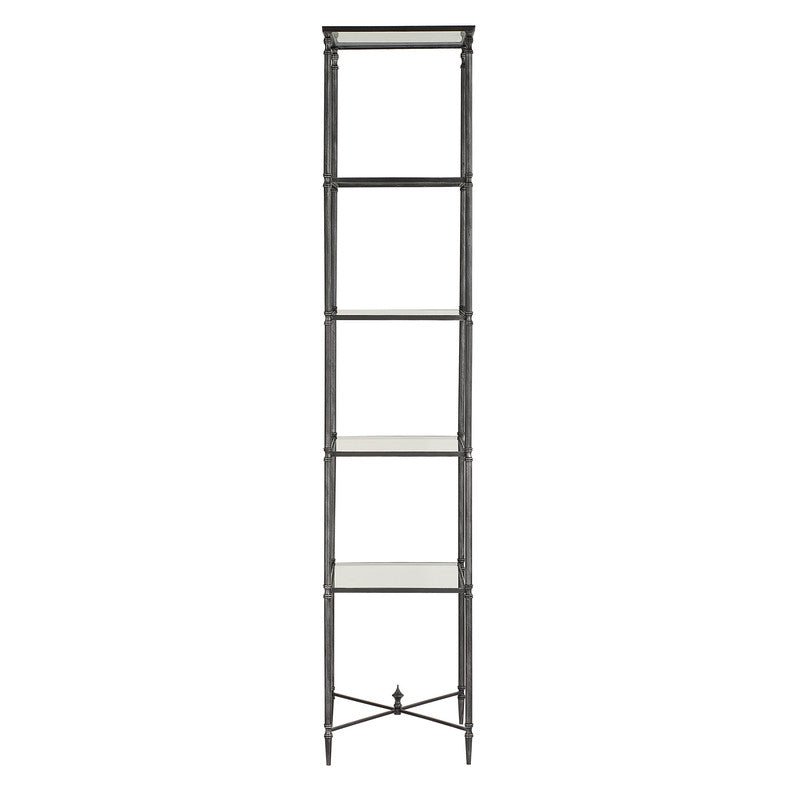 Henzler 50 W x 203 H x 40 D Black 5 Shelfs Etagere Shelves| Uttermost