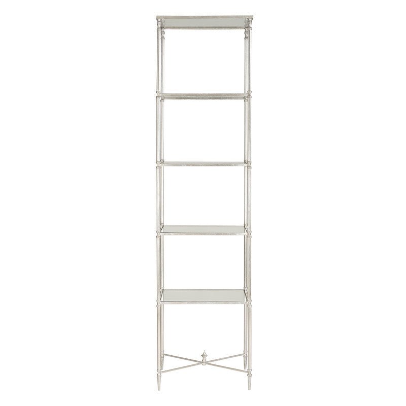 Henzler 50 W x 203 H x 40 D Silver 5 Shelfs Etagere Shelves| Uttermost
