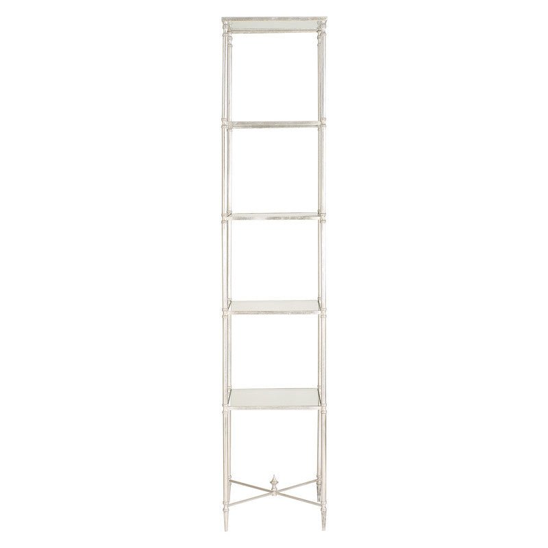 Henzler 50 W x 203 H x 40 D Silver 5 Shelfs Etagere Shelves| Uttermost