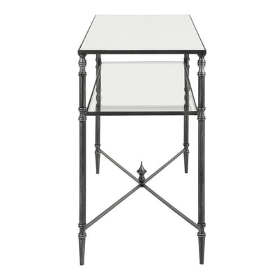 Henzler 91 W x 60 H x 35 D Rectangle Accent Table with Mirror Top - Al Rugaib Furniture