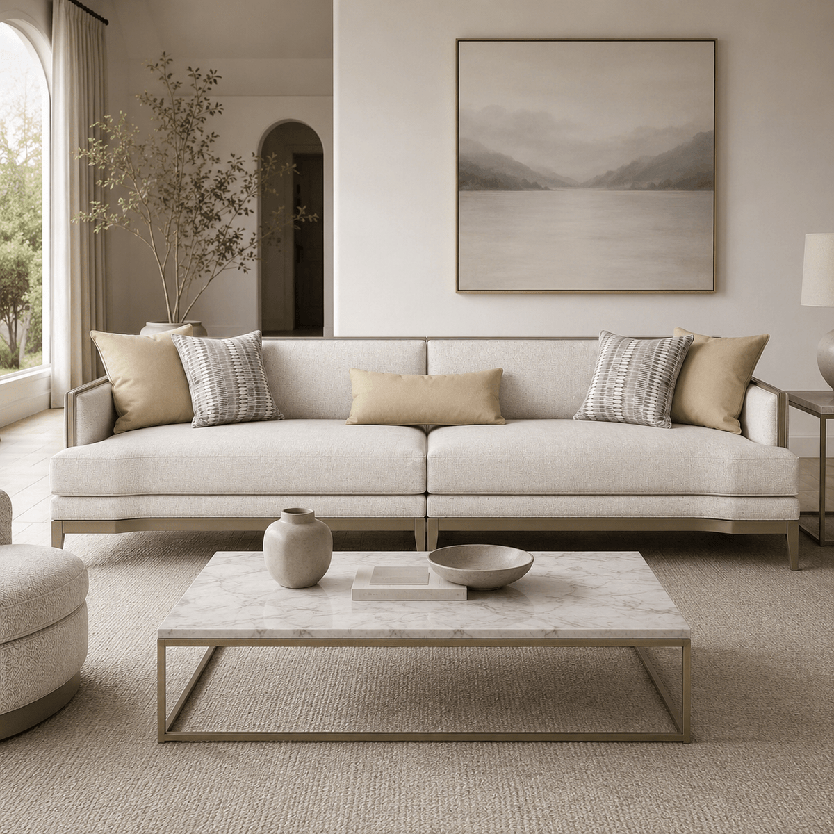 Heritage Beige XXL Sofa Sofas & Loveseats| Roots Furniture