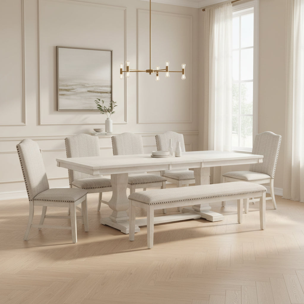 Hestigan Dining Set 5 Chairs W Bench Dining Room Sets| Ashley Homestore