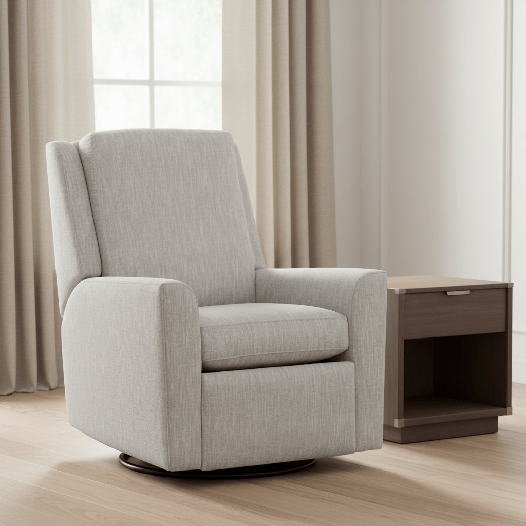Hickory Arm Manual Swivel Glider Recliner Recliners| Fairfield Chair