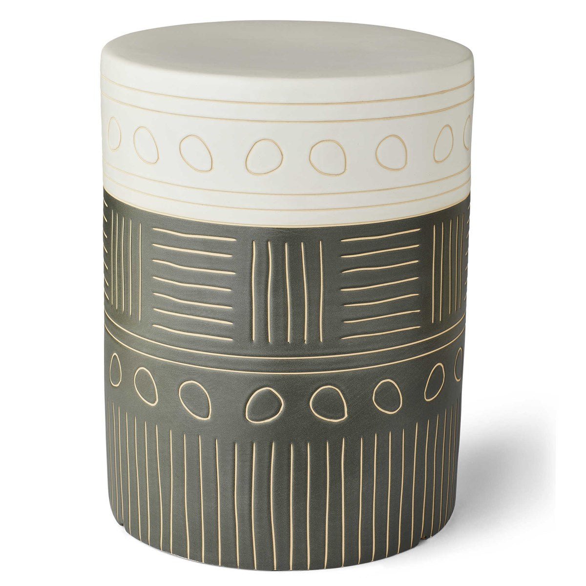 Hieroglyphics Garden Stool Stools| Uttermost