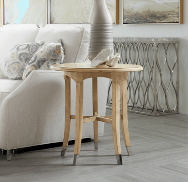 Higgins Five Leg Chairside Table Accent & End Tables| Hooker
