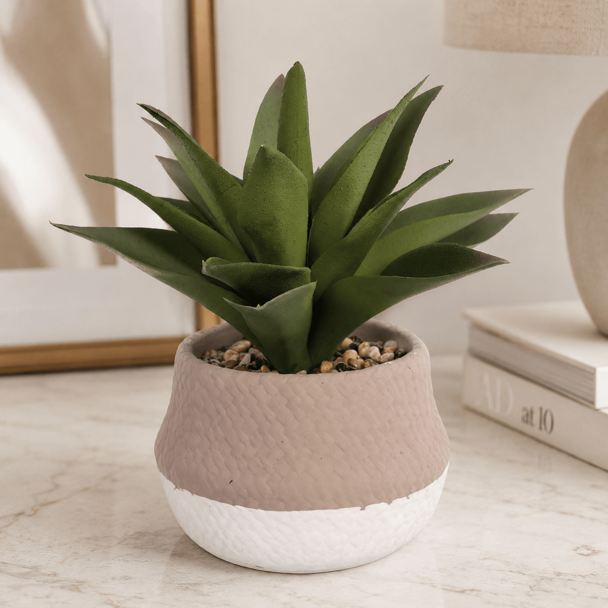 High-quality of Potted Artificial Succulent Plants 24CM Height Plants| Roots Furniture