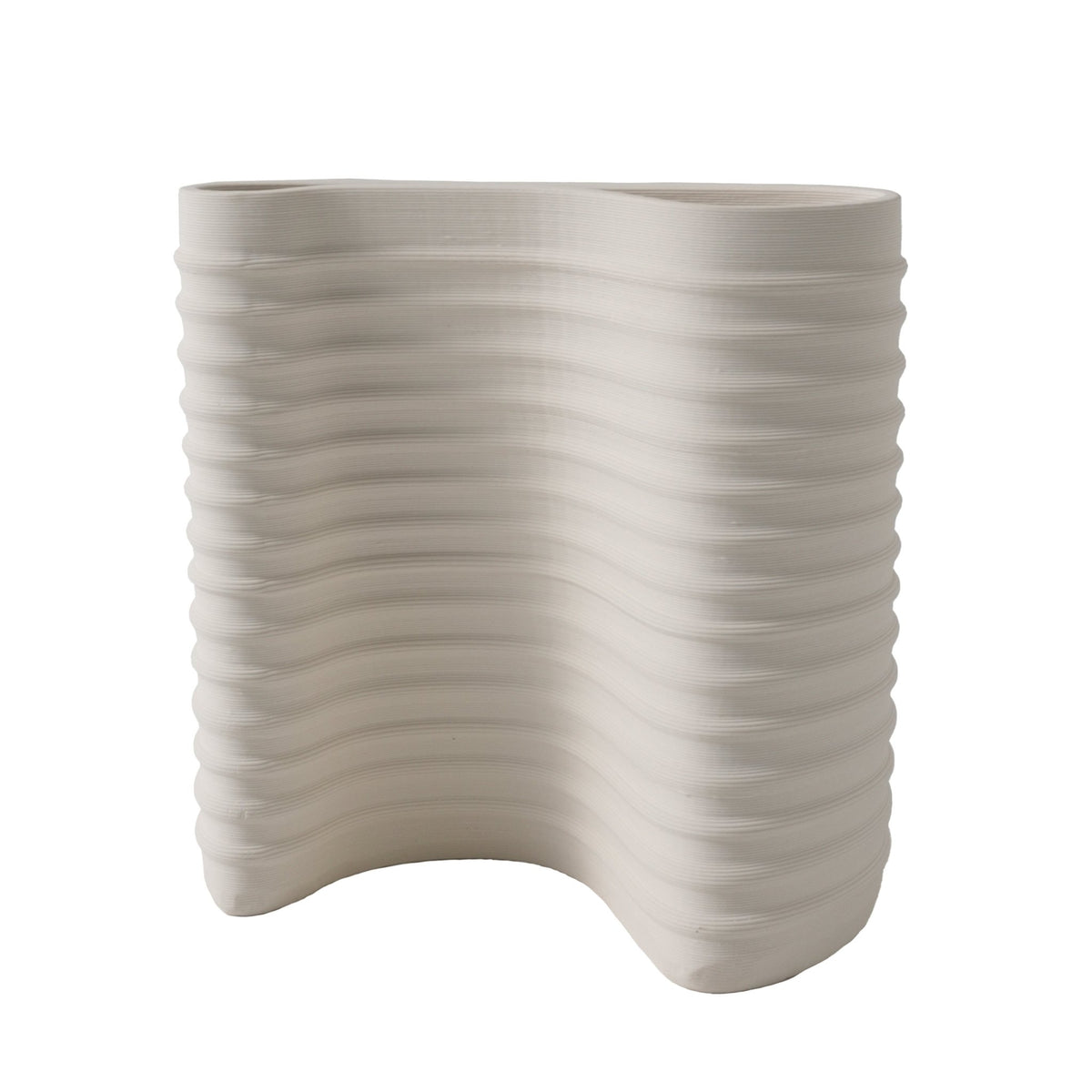 HIGH TEMPERATURE 3D PRINTING PORCELAIN DECORATIVE VASES Vases and Jars| Sagebrook Home