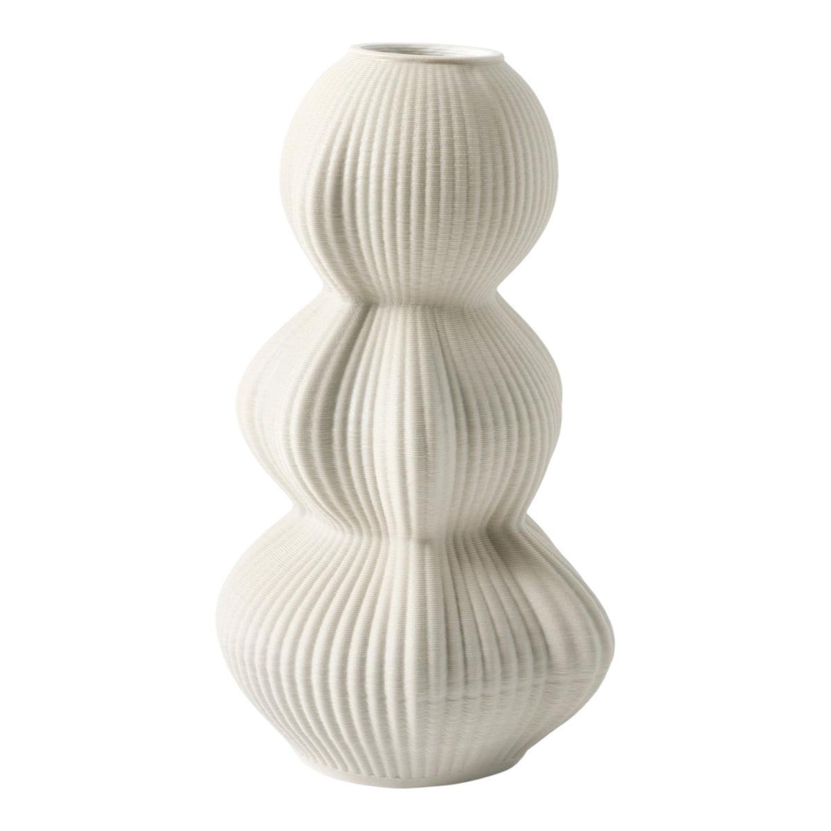 HIGH TEMPERATURE 3D PRINTING PORCELAIN DECORATIVE VASES Vases and Jars| Sagebrook Home