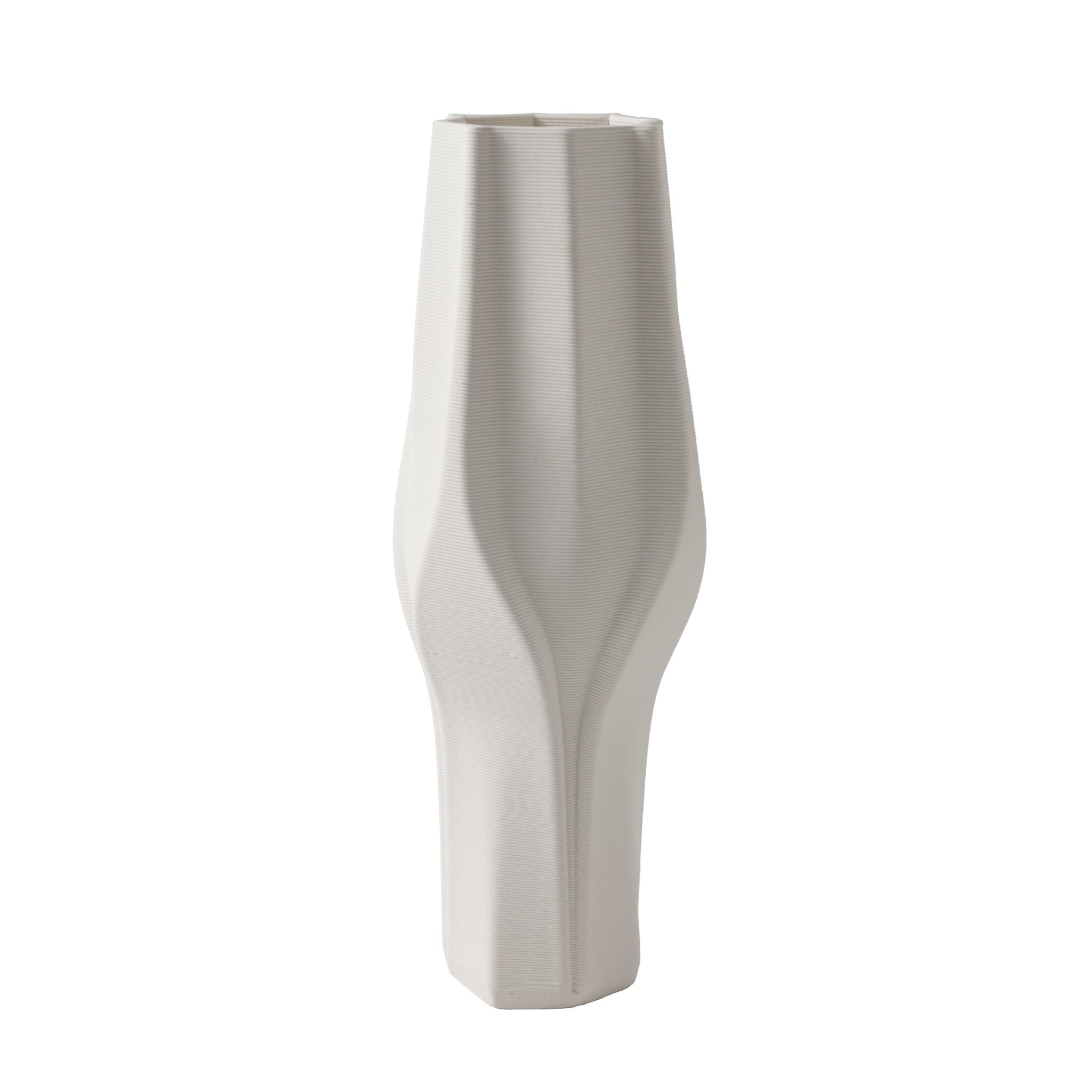 HIGH TEMPERATURE 3D PRINTING PORCELAIN DECORATIVE VASES Vases and Jars| Sagebrook Home