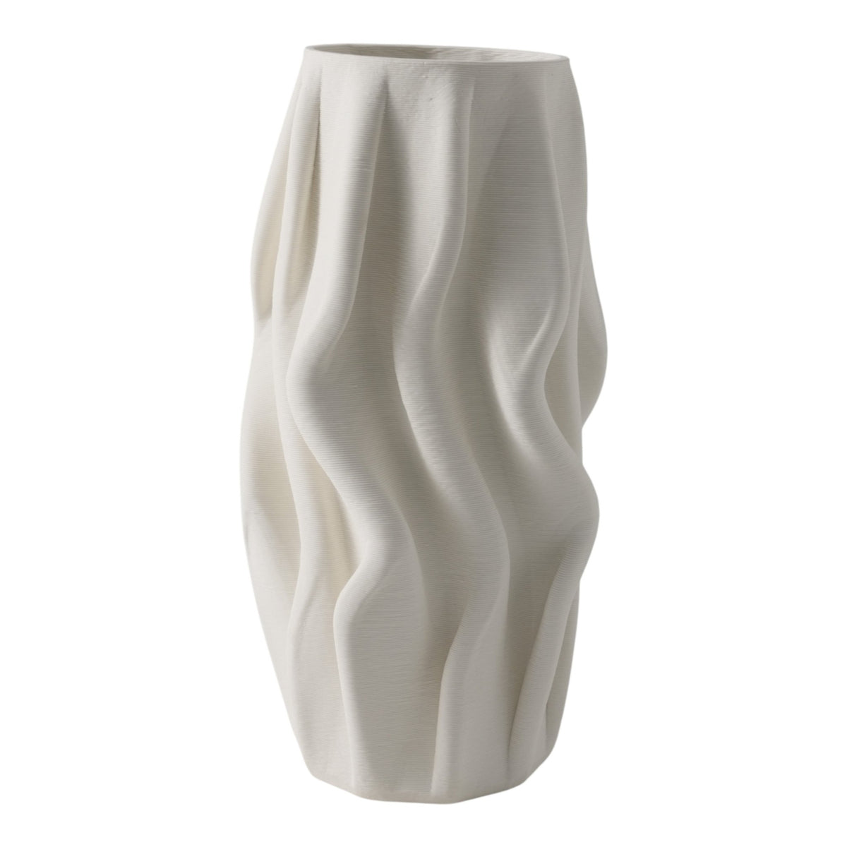 HIGH TEMPERATURE 3D PRINTING PORCELAIN DECORATIVE VASES Vases and Jars| Sagebrook Home