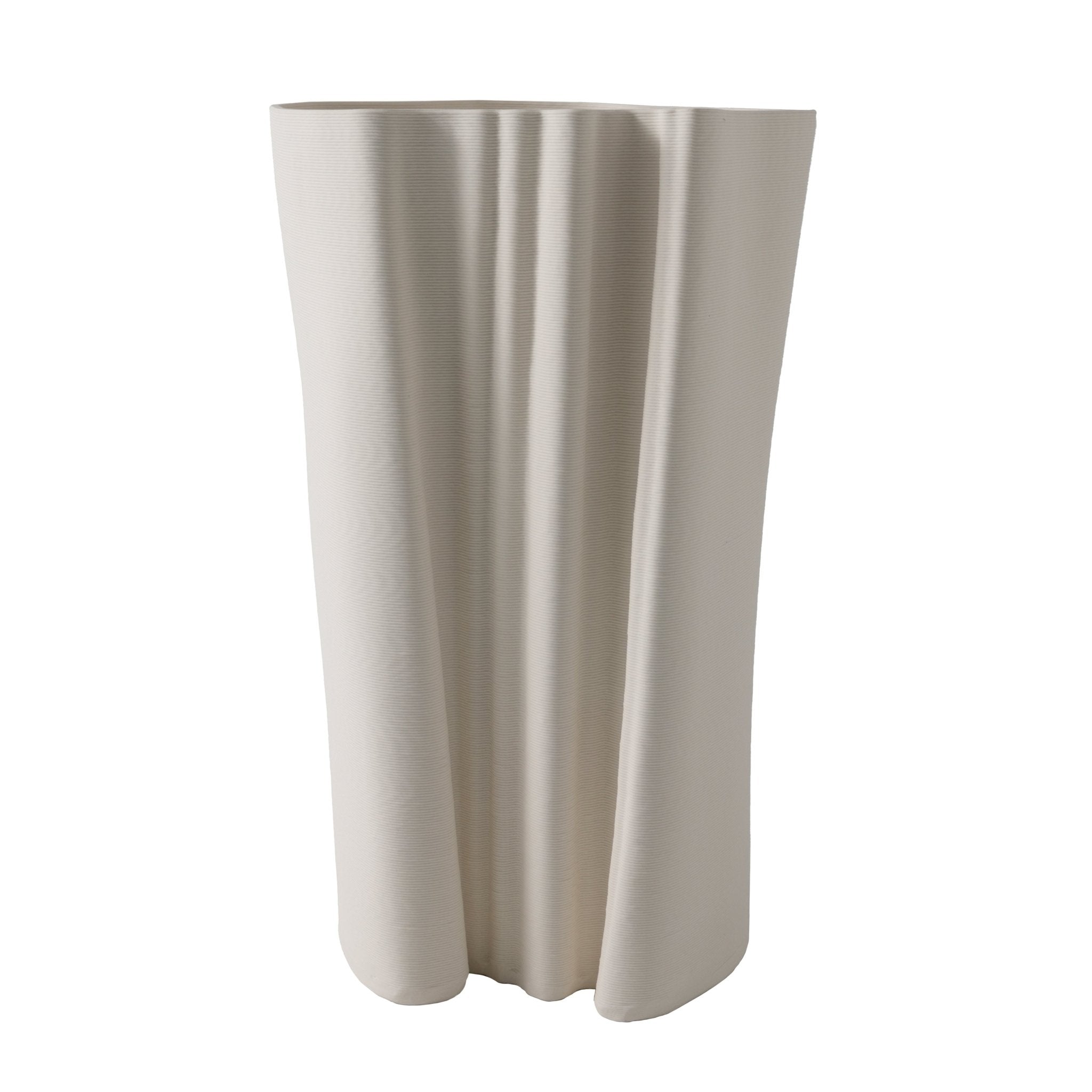 HIGH TEMPERATURE 3D PRINTING PORCELAIN DECORATIVE VASES Vases and Jars| Sagebrook Home