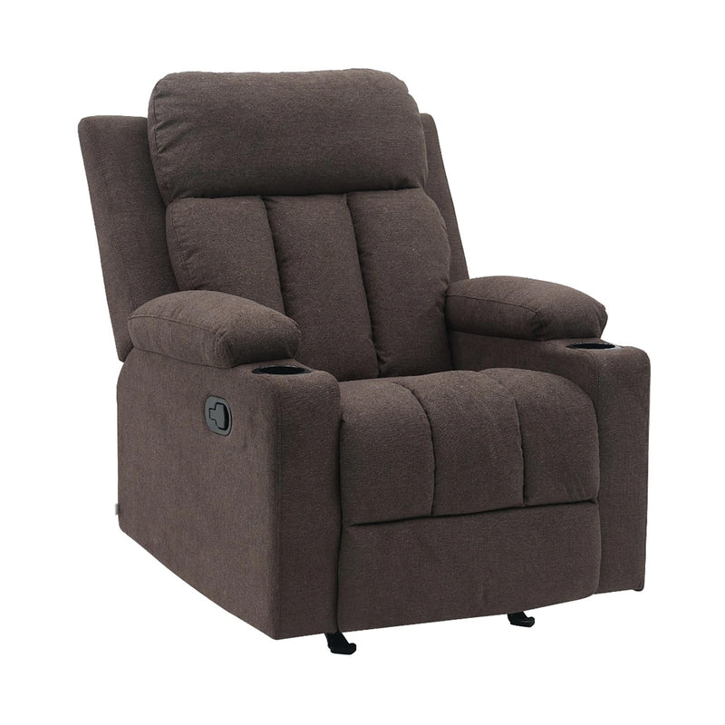 Hold Rock Rocking Recliner Chair with Cup Holder - Al Rugaib Furniture