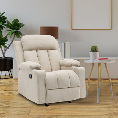 Hold Rock Rocking Recliner Chair with Cup Holder - Al Rugaib Furniture