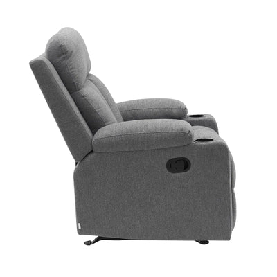 Hold Rock Rocking Recliner Chair with Cup Holder - Al Rugaib Furniture