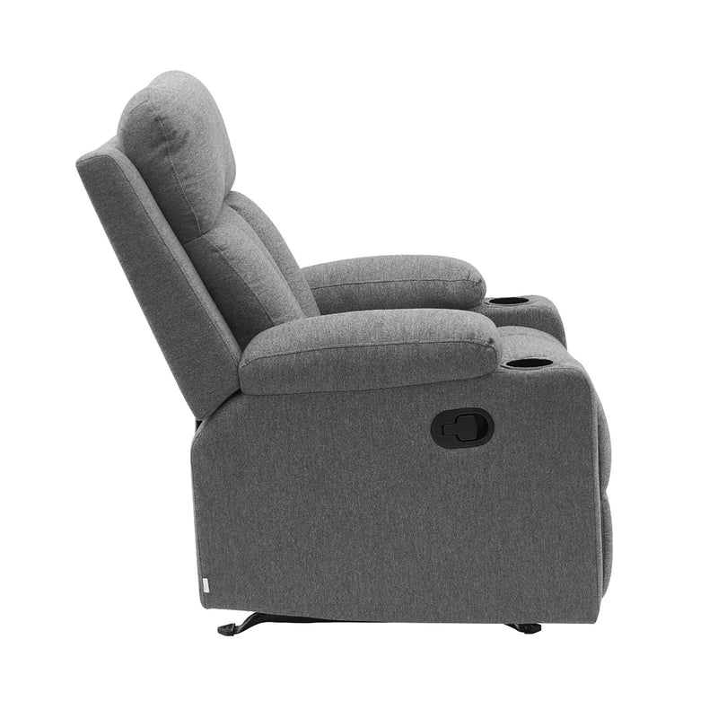 Hold Rock Rocking Recliner Chair with Cup Holder - Al Rugaib Furniture