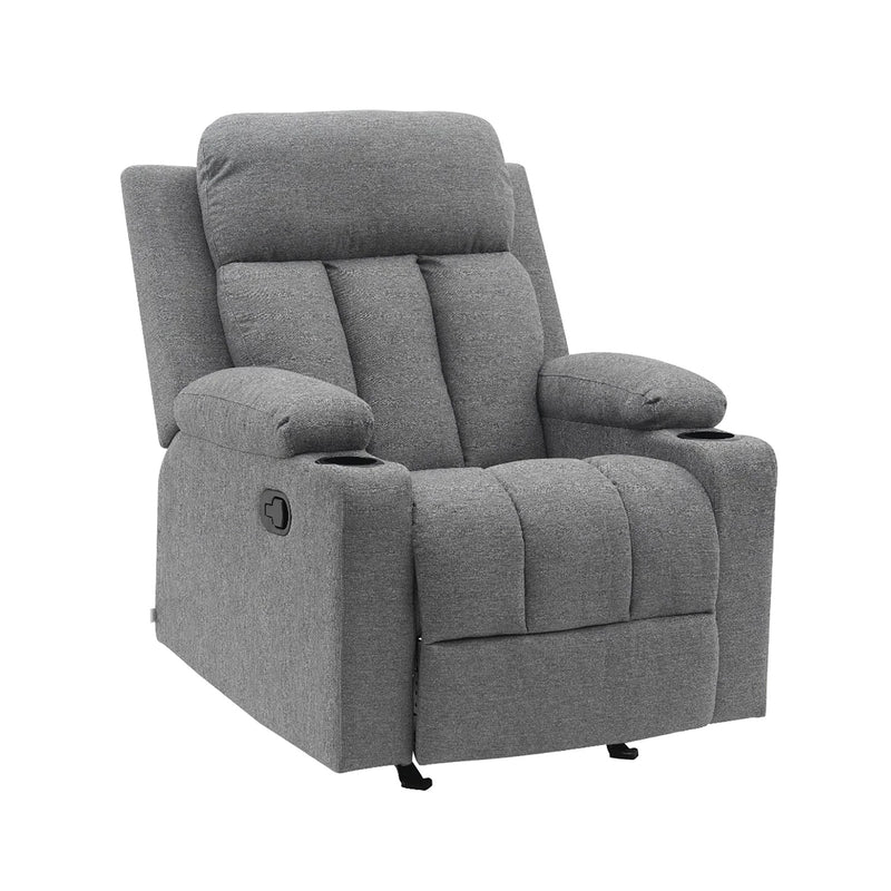 Hold Rock Rocking Recliner Chair with Cup Holder - Al Rugaib Furniture