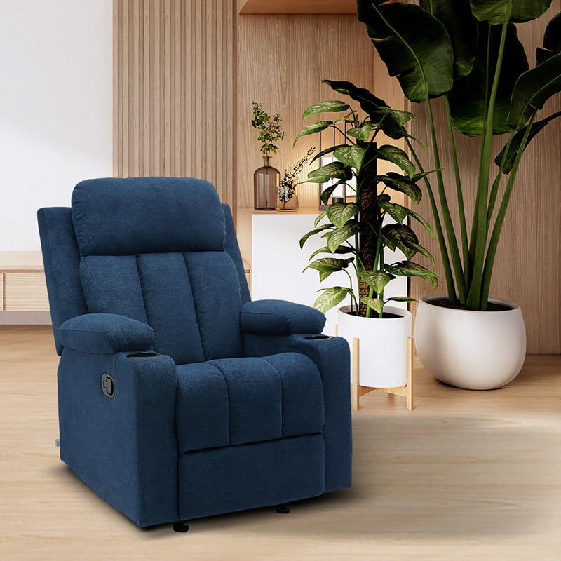 Hold Rock Rocking Recliner Chair with Cup Holder - Al Rugaib Furniture