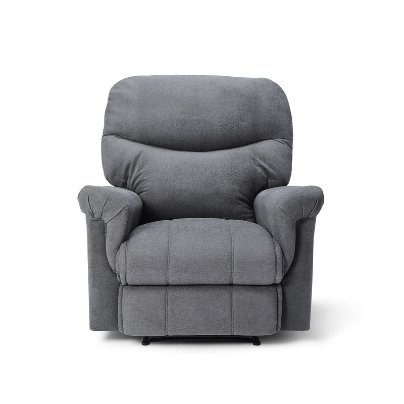 HOMEROS Recliner Chair | Classic | Velvet | 5 - Year Warranty - Al Rugaib Furniture