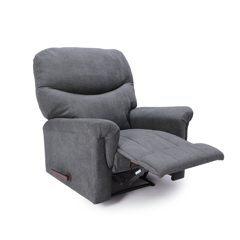 HOMEROS Recliner Chair | Rocking | Velvet | 5 - Year Warranty - Al Rugaib Furniture