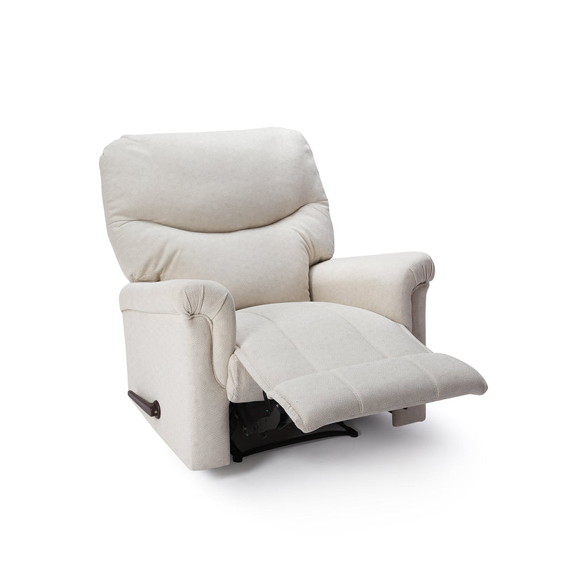 HOMEROS Recliner Chair | Rocking | Velvet | 5 - Year Warranty - Al Rugaib Furniture