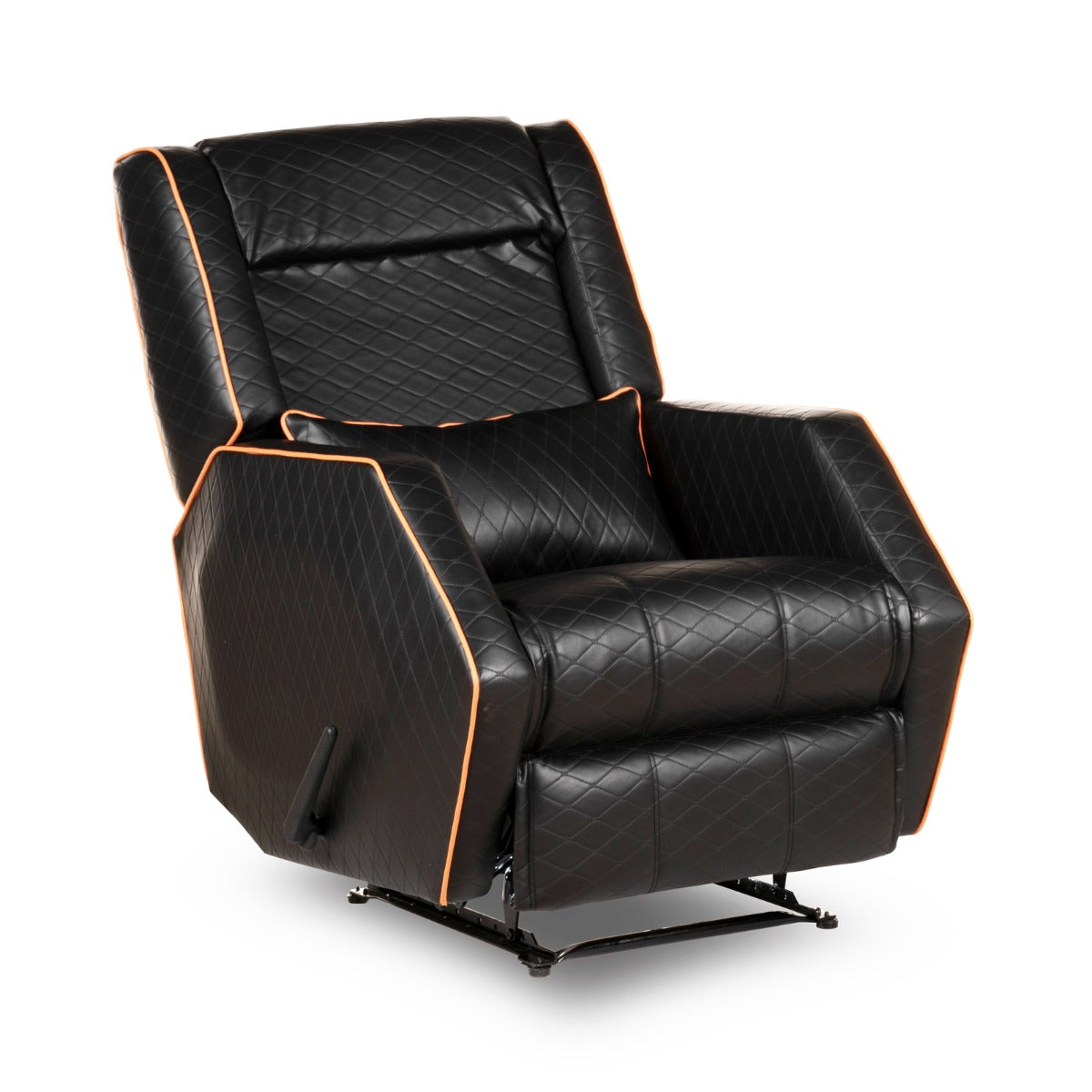 In House Gaming Chair with Controllable Back and Latex Cushion Backrest - Stander - Black