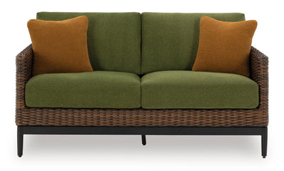 Horizon Hall Outdoor Loveseat with Cushion - Al Rugaib Furniture